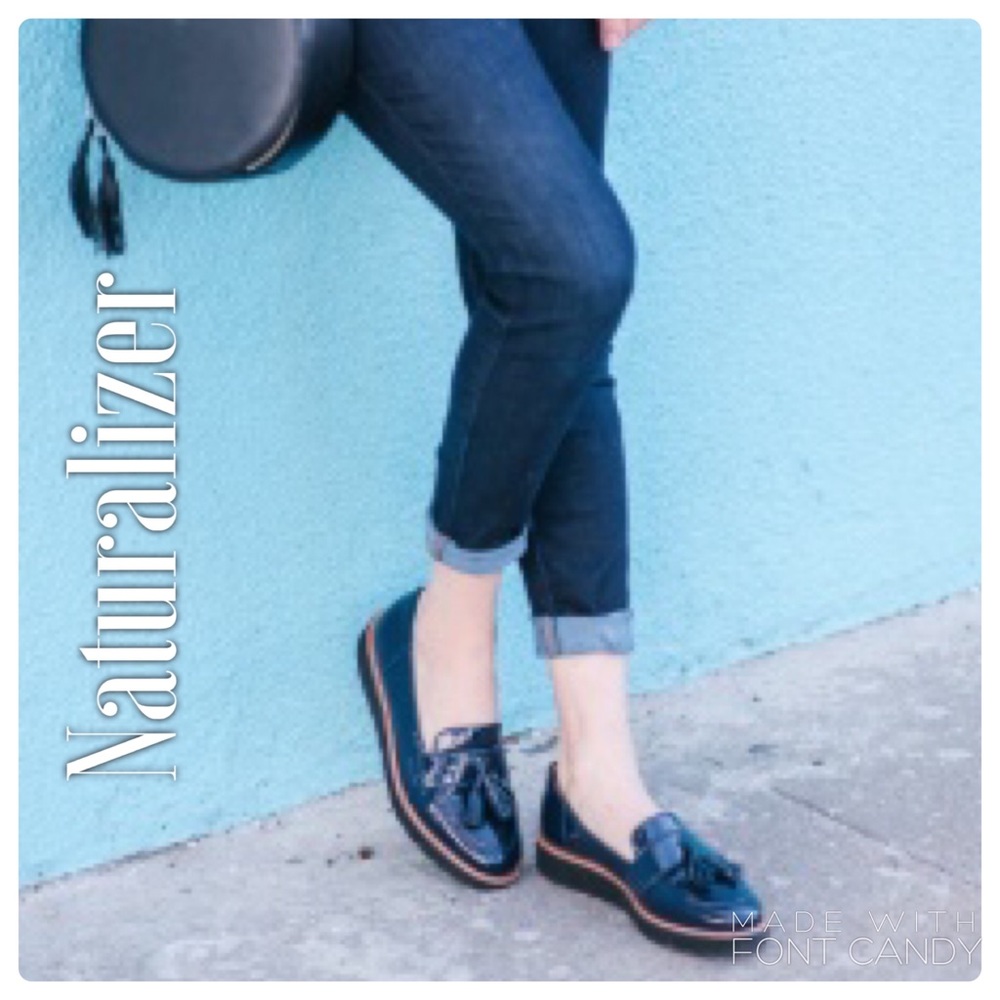 Naturalizer Navy Blue Adiline Loafers